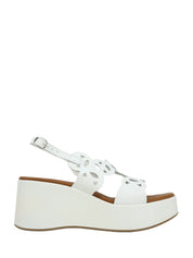 Sandali zeppa Bianco Susimoda