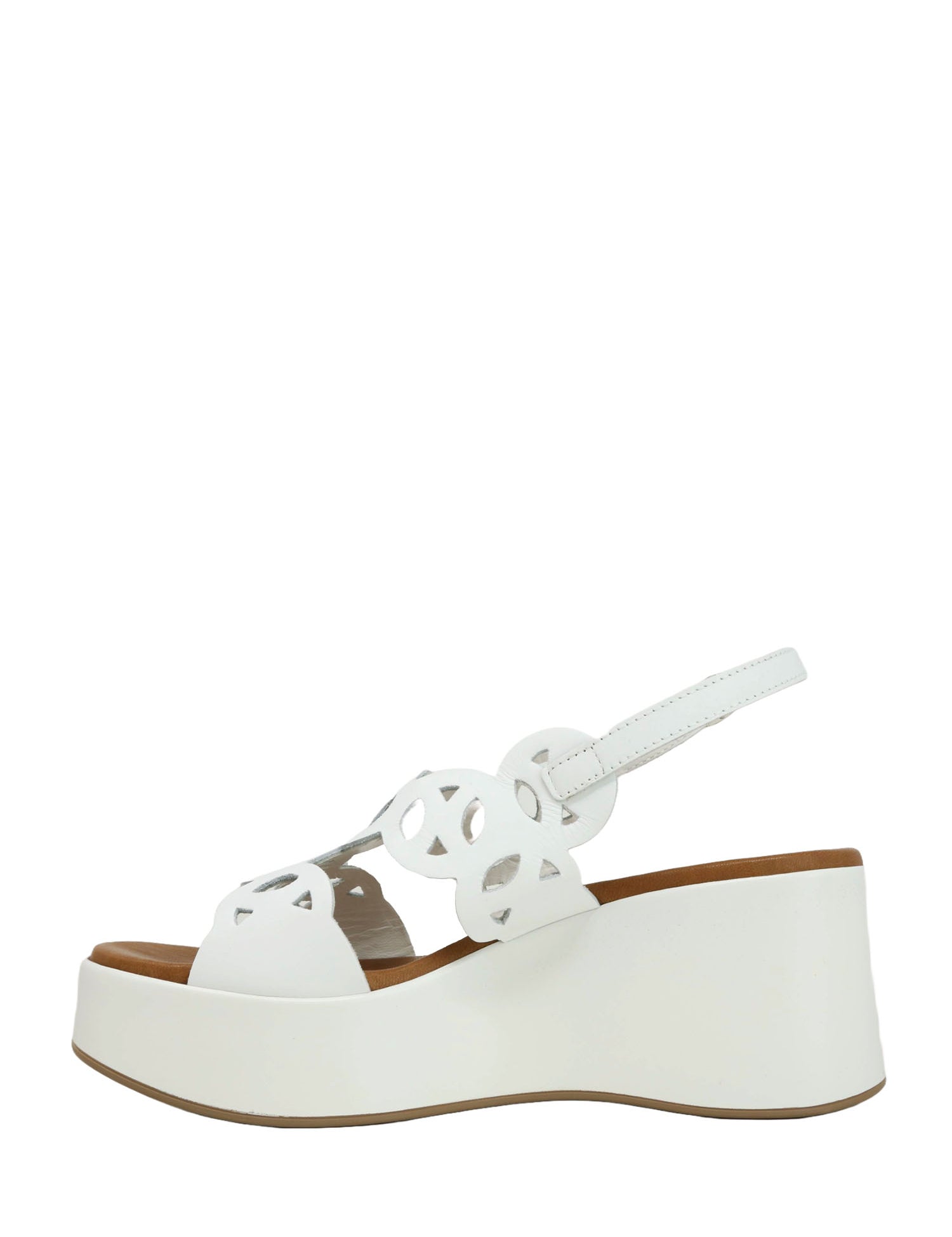 Sandali zeppa Bianco Susimoda