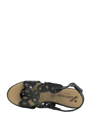 Sandali zeppa Nero Susimoda