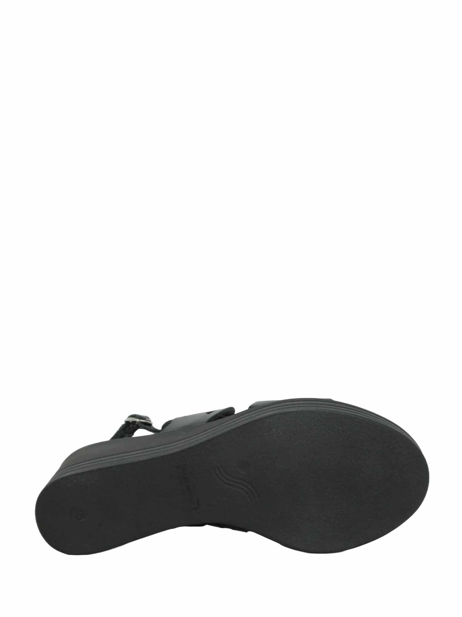 Sandali zeppa Nero Susimoda