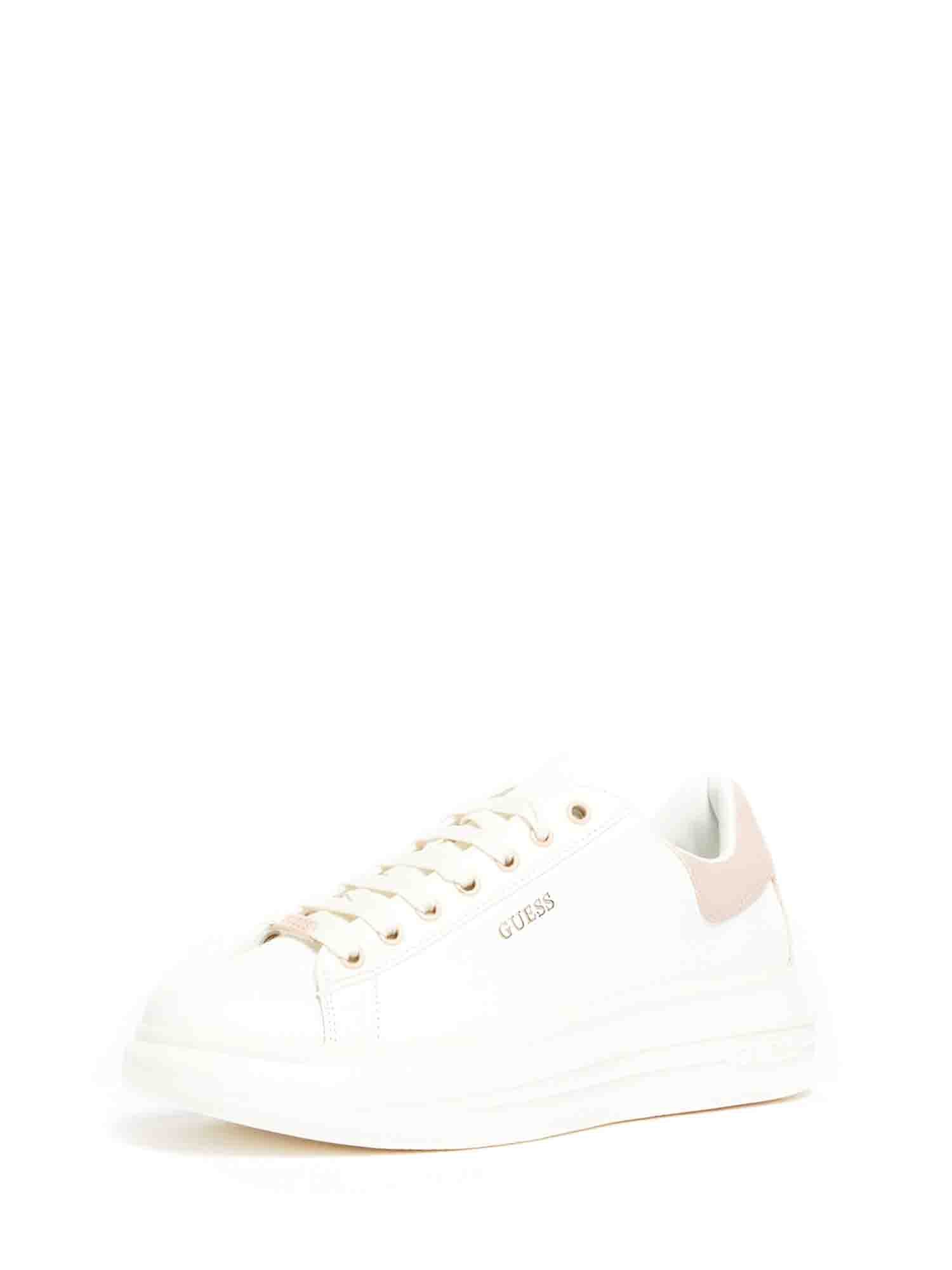 Sneakers Bianco Rosa Guess