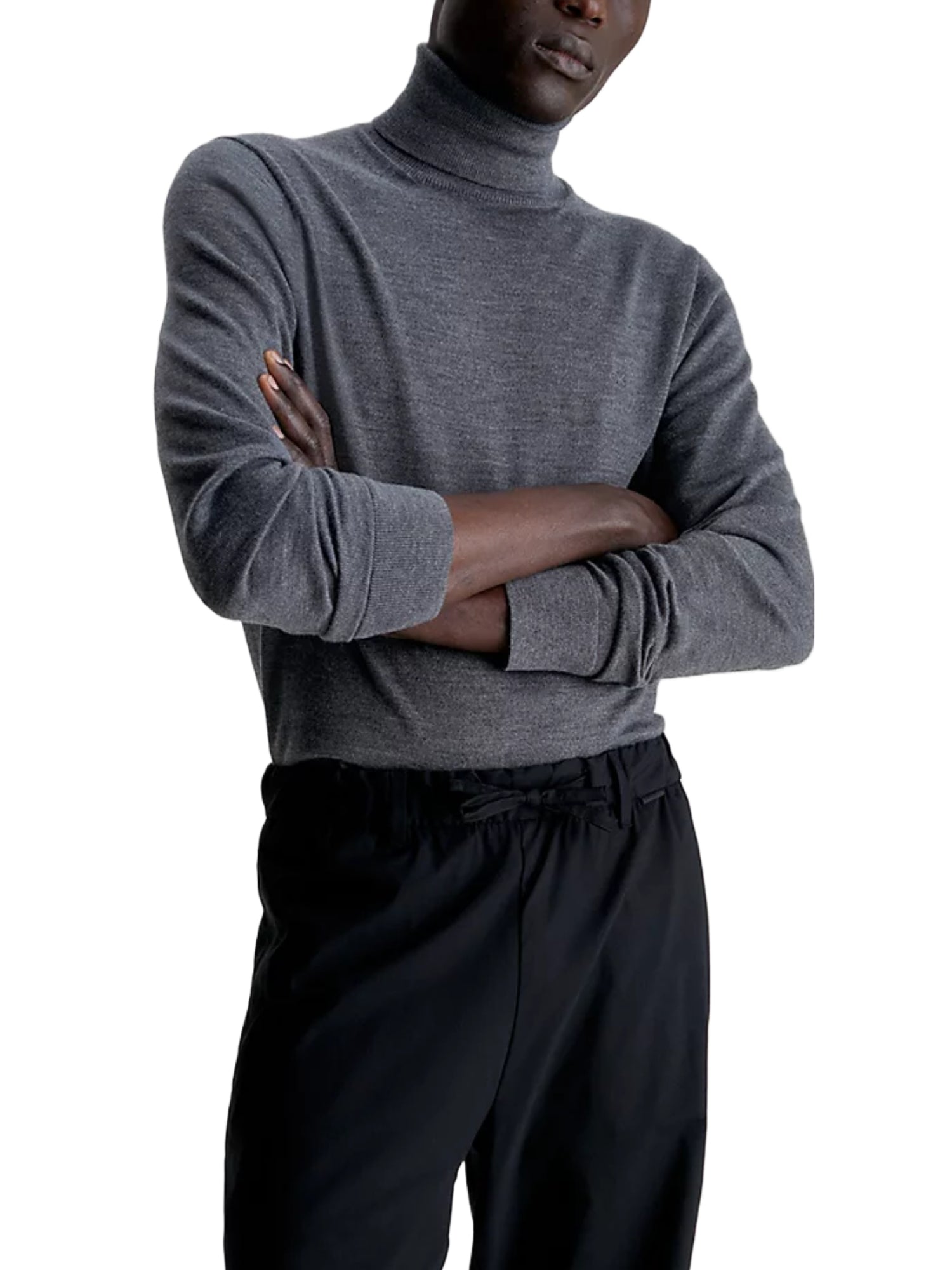 Maglie a collo alto Grigio Calvin Klein