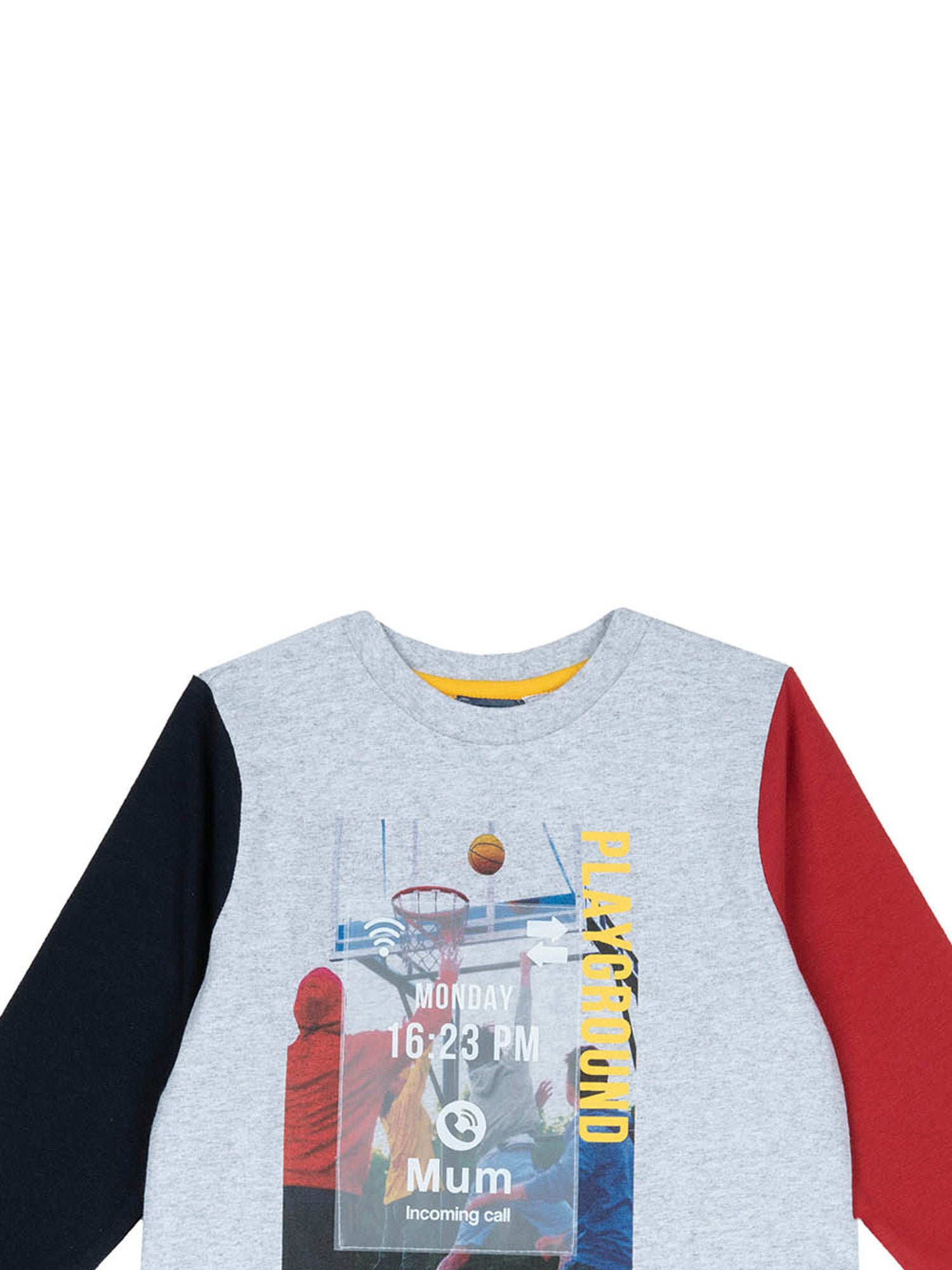 T-shirt Grigio Chicco