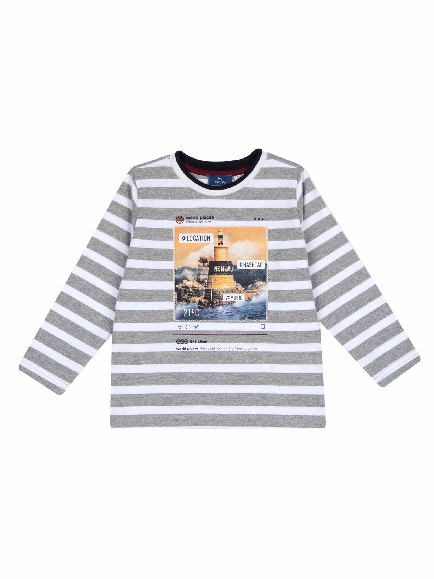 T-shirt Grigio Chicco