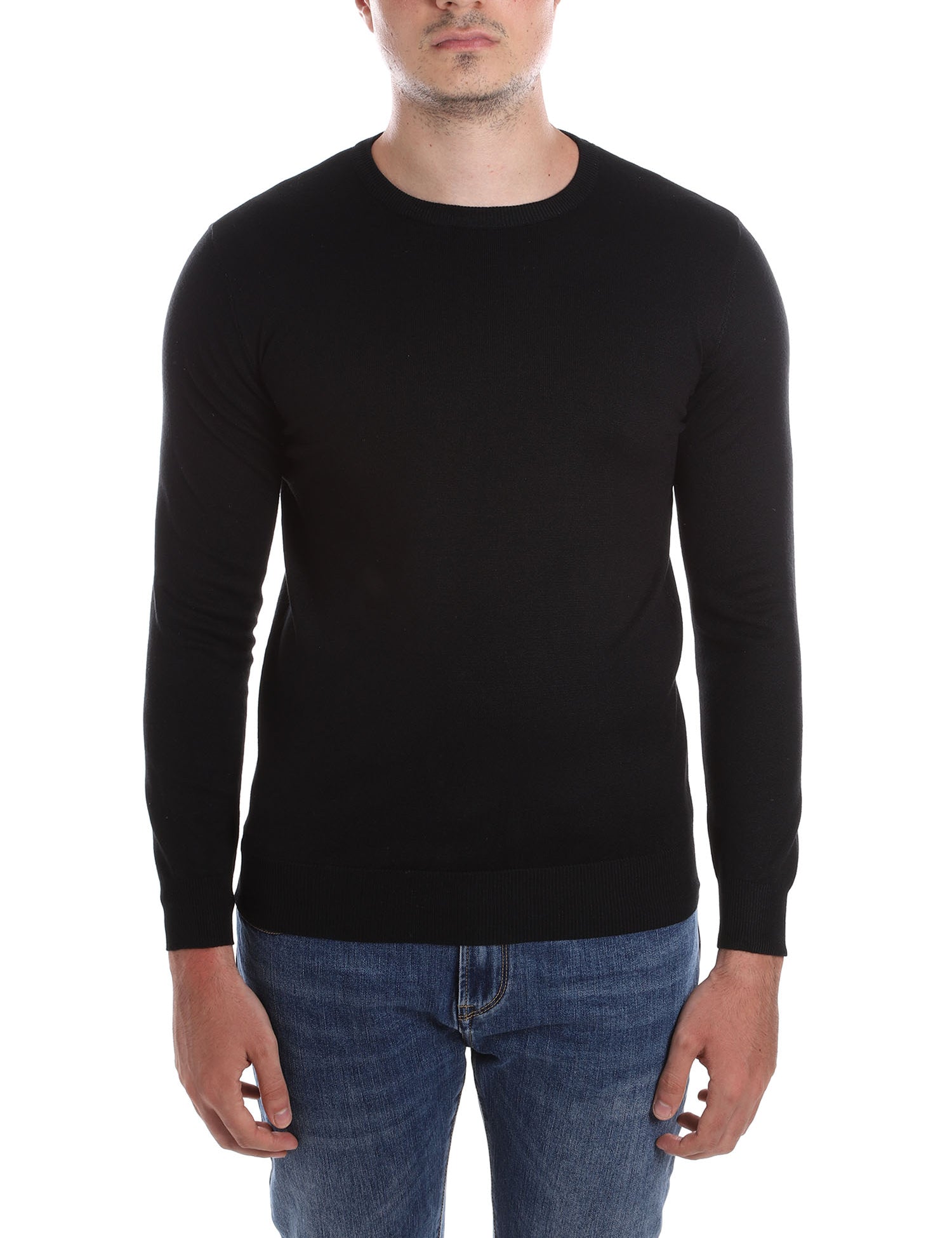 Maglioncini Nero Borgoni Milano