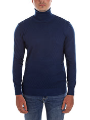 Maglie a collo alto Blu Borgoni Milano