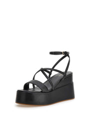 Sandali zeppa Nero Guess