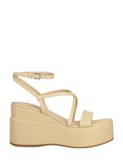 Sandali zeppa Beige Guess