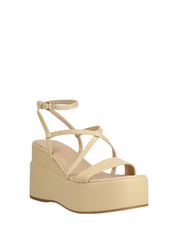 Sandali zeppa Beige Guess