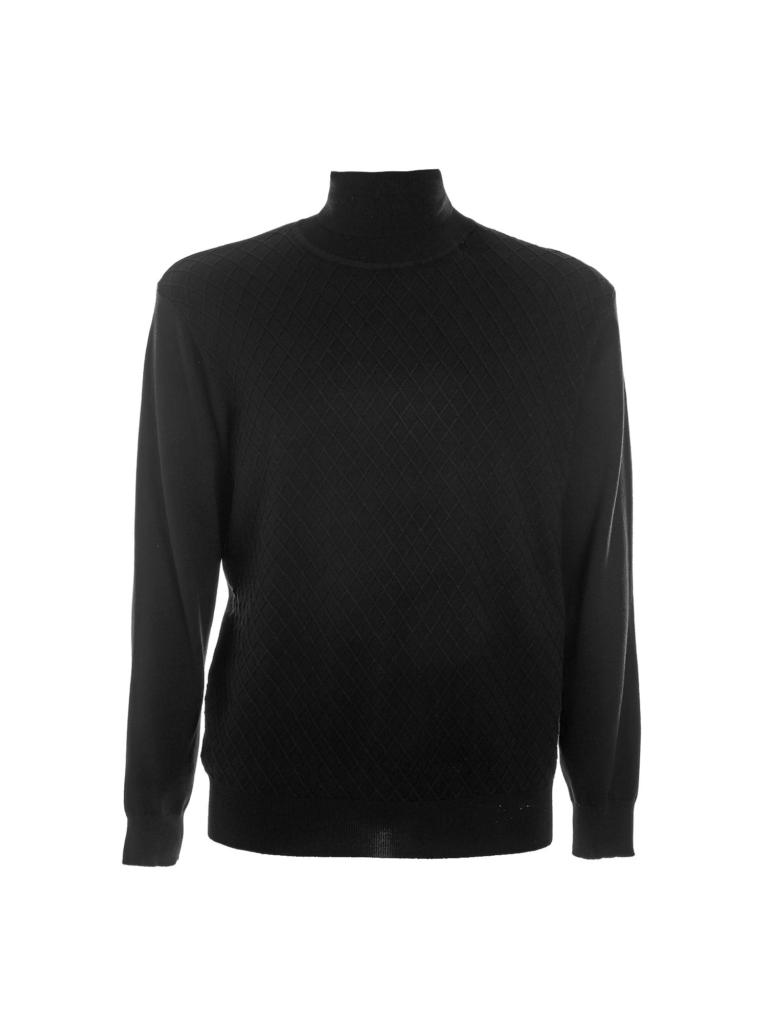 Maglie a collo alto Nero Borgoni Milano