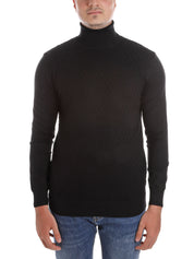 Maglie a collo alto Nero Borgoni Milano