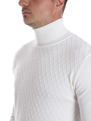 Maglie a collo alto Bianco Borgoni Milano