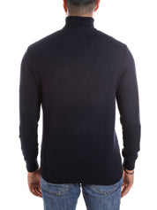 Maglie a collo alto Blu Scuro Borgoni Milano