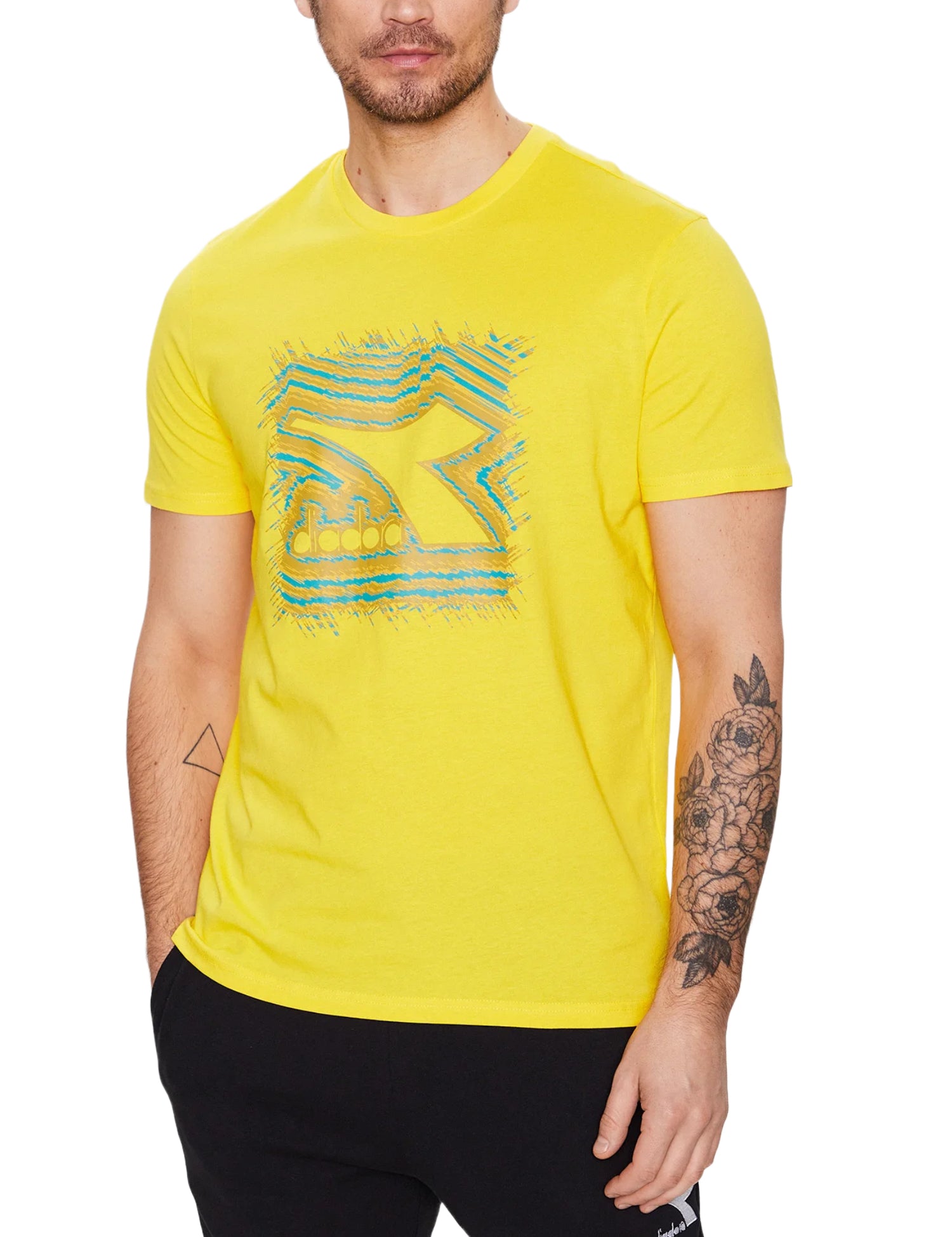 T-shirt Giallo Diadora