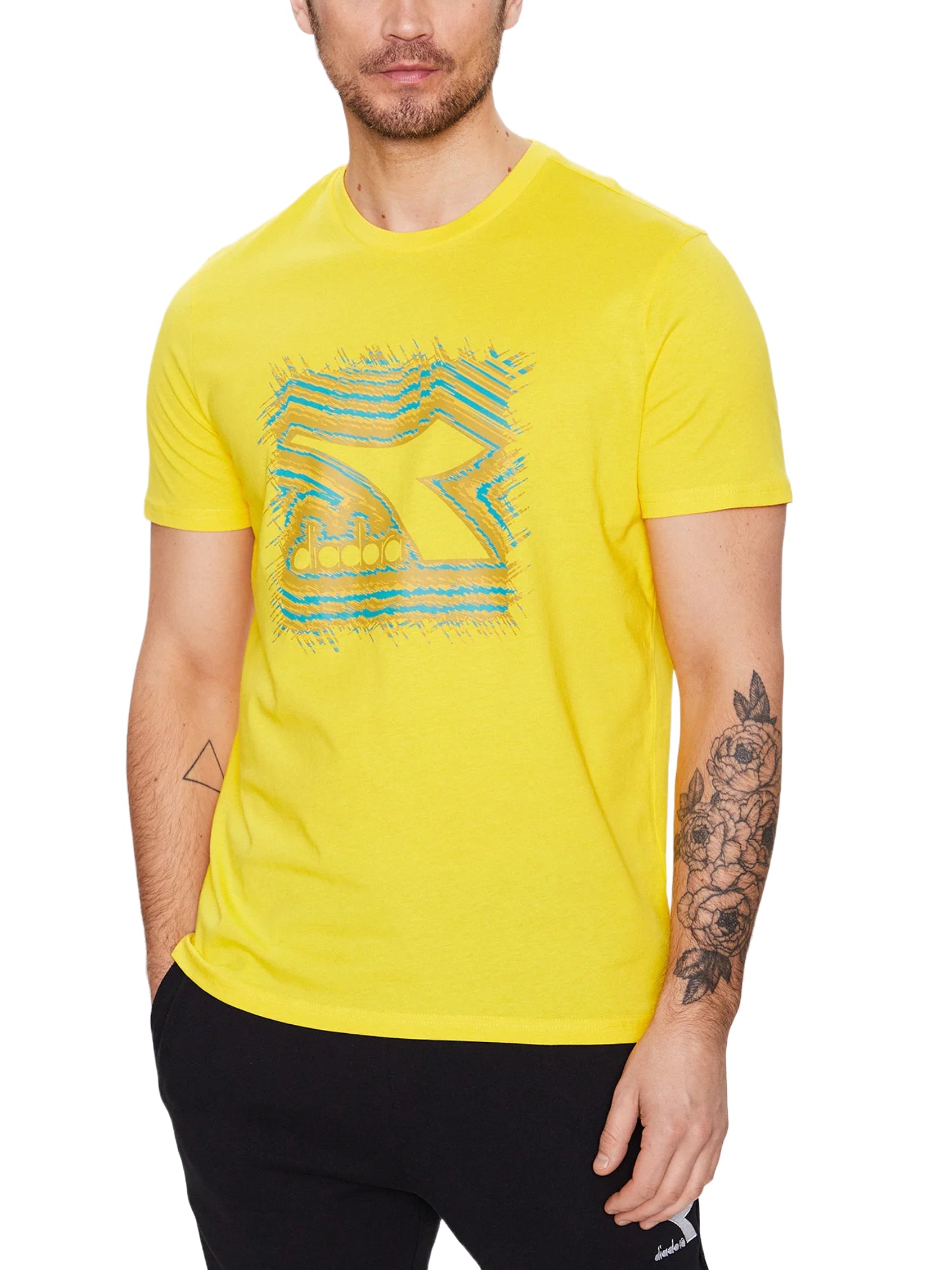 T-shirt Giallo Diadora