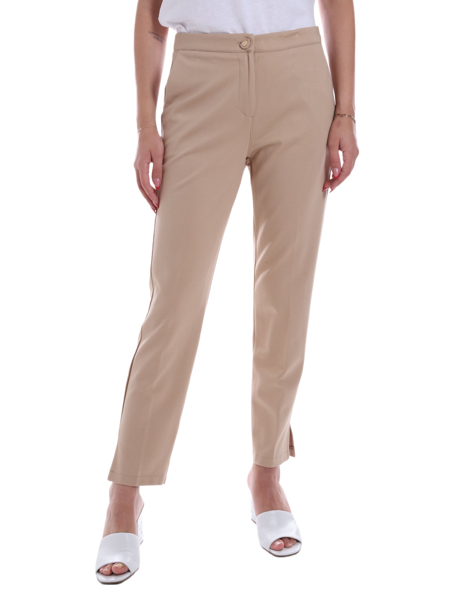 Pantaloni Beige Yes-zee