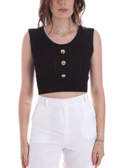 Top e canotte Nero Yes-zee