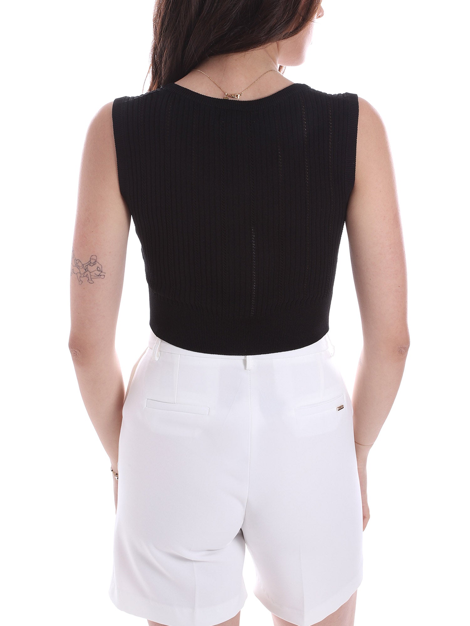 Top e canotte Nero Yes-zee