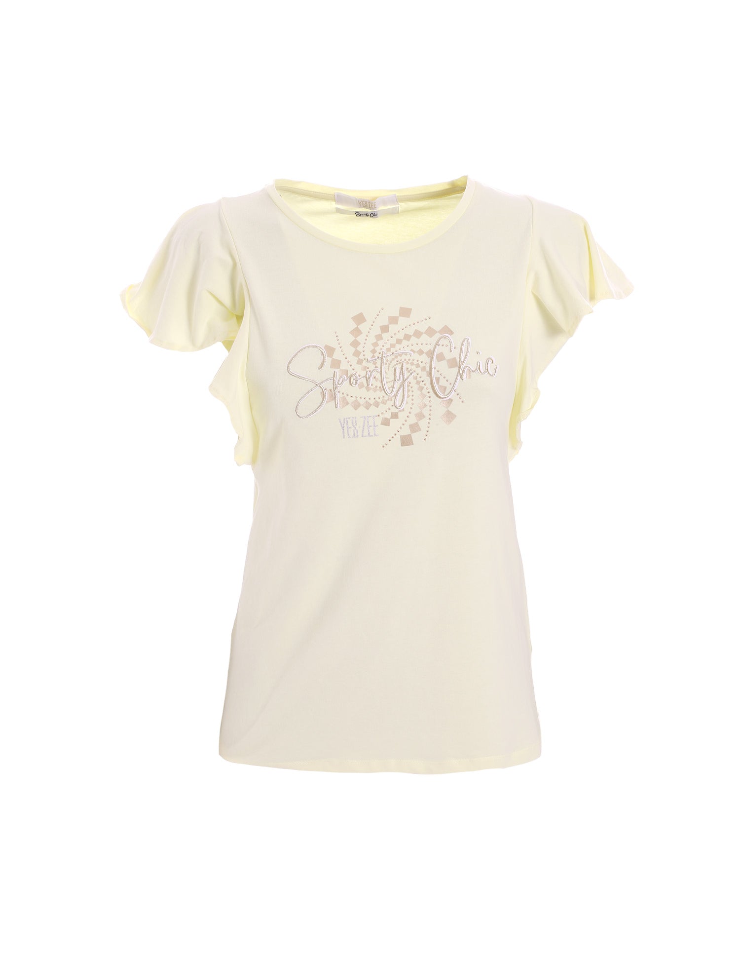 T-shirt Giallo Yes-zee