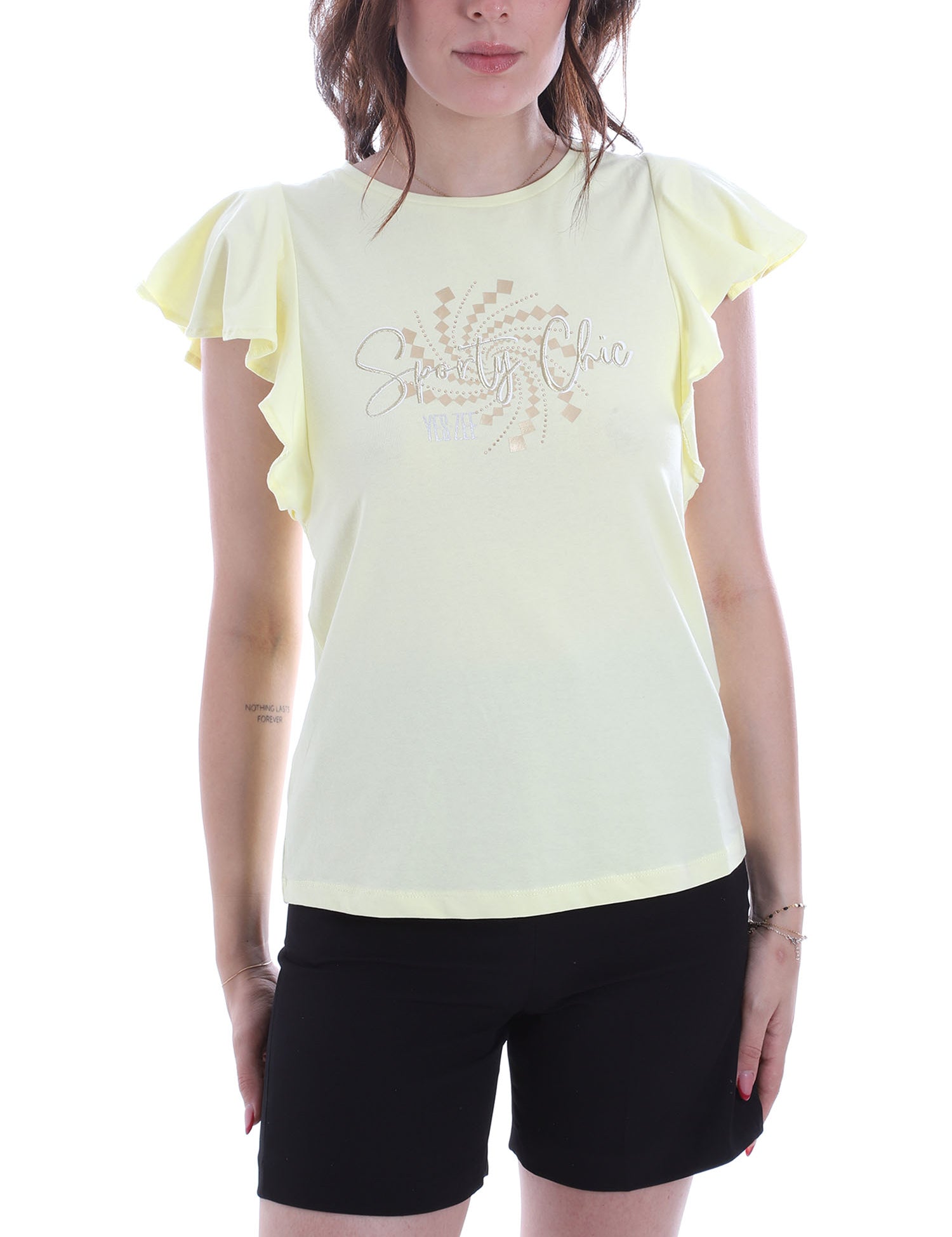 T-shirt Giallo Yes-zee