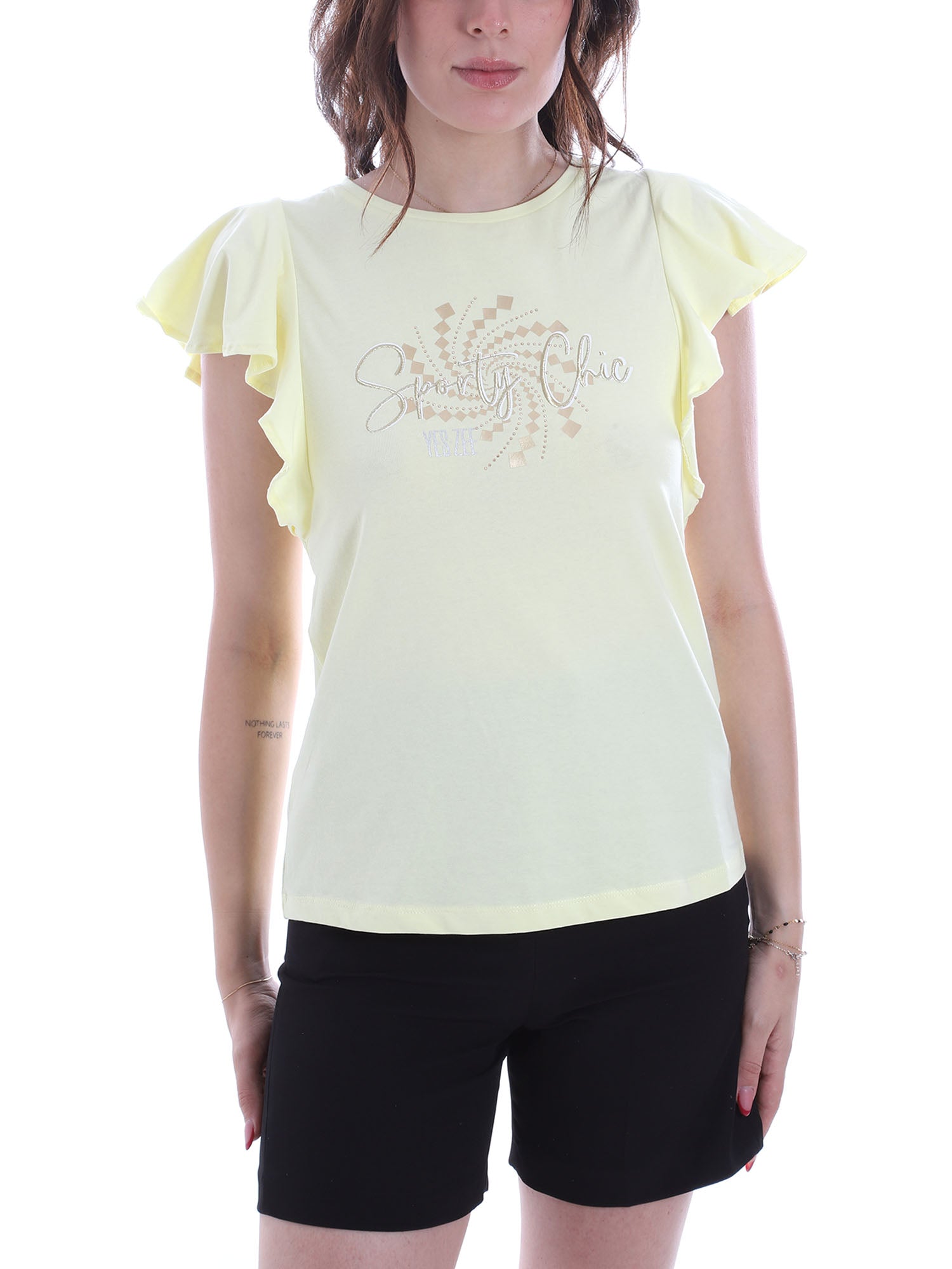 T-shirt Giallo Yes-zee