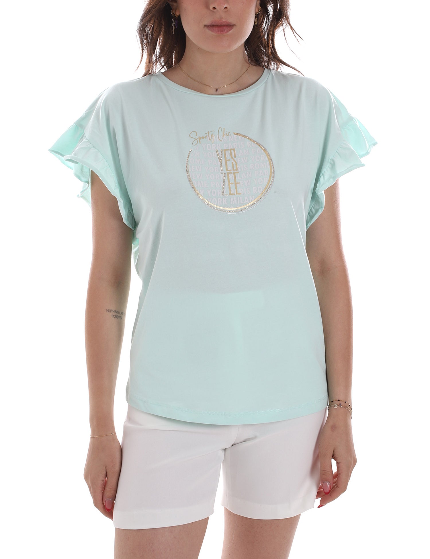 T-shirt Verde Yes-zee