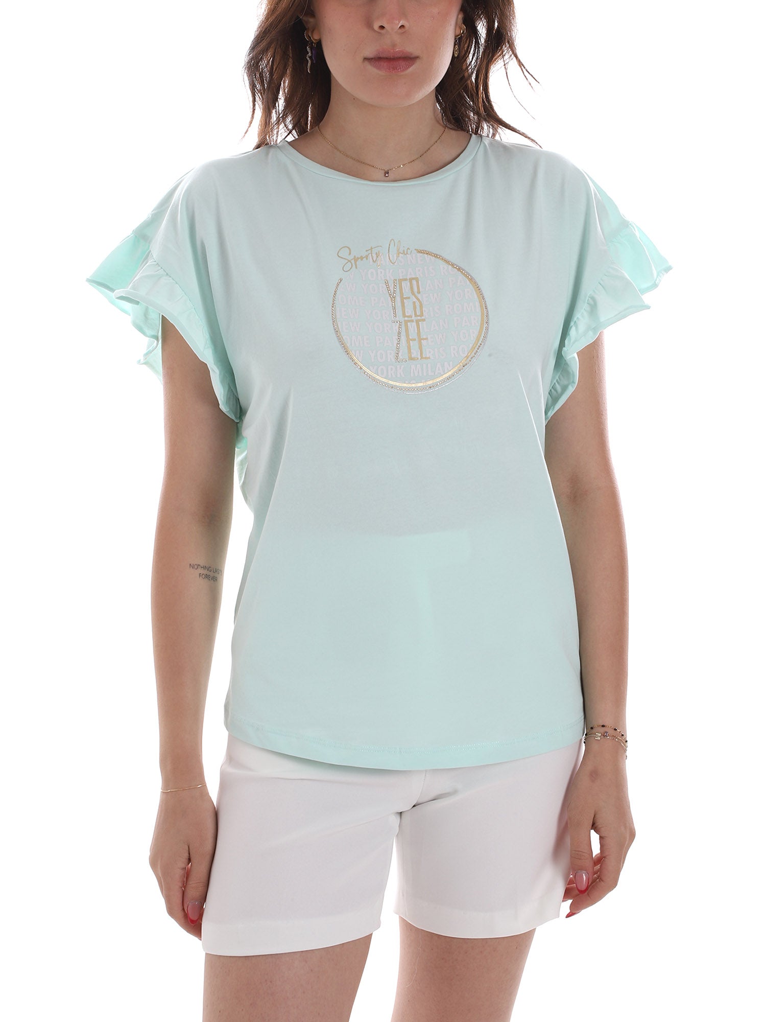 T-shirt Verde Yes-zee