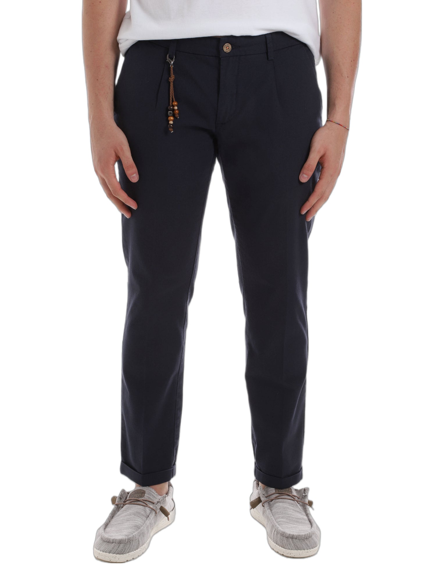 Pantaloni Blu Yes-zee