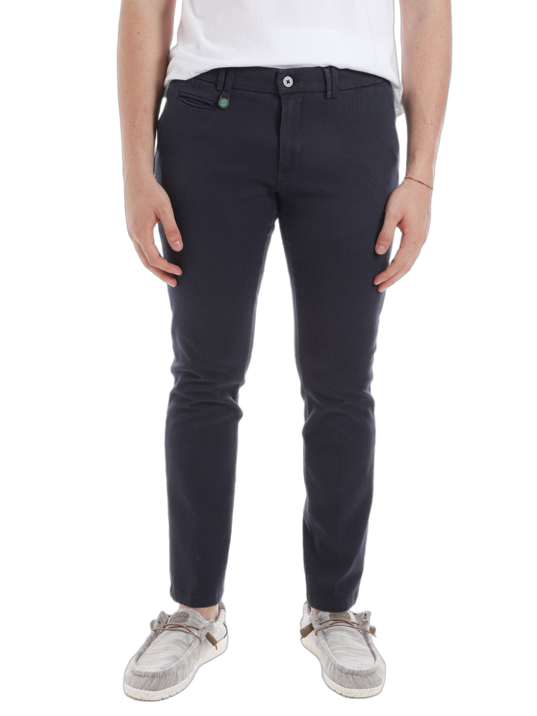 Pantaloni Blu Yes-zee