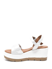 Sandali zeppa Argento Lumberjack