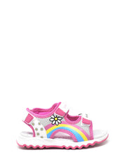 Sandali con strappi Fucsia Lumberjack