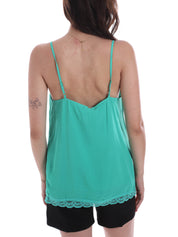 Top e canotte Verde Fracomina