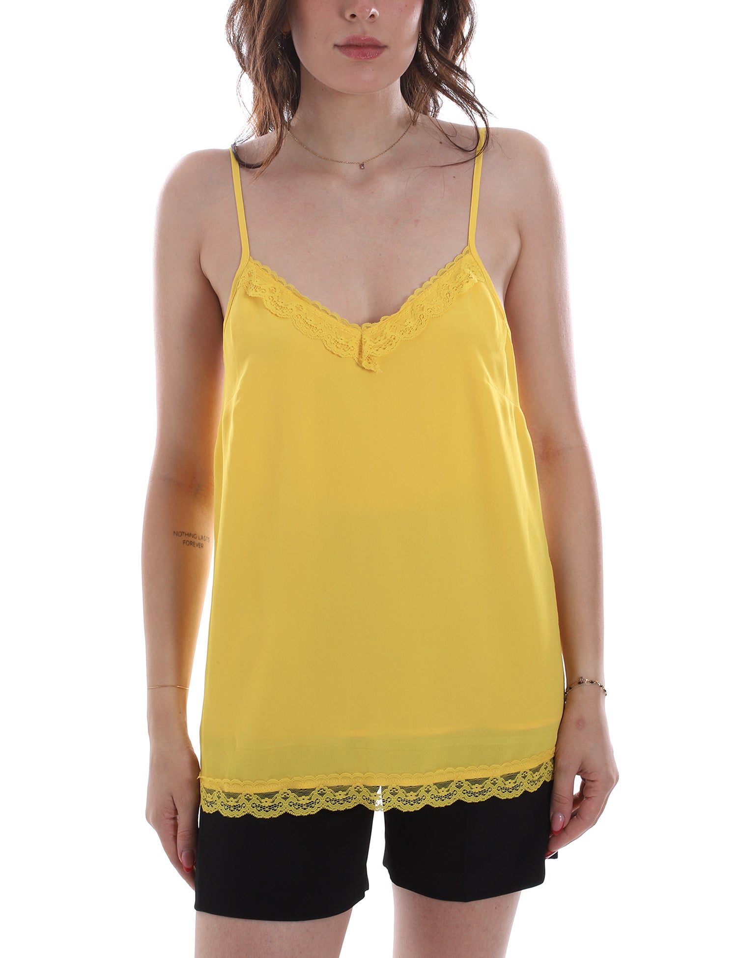 Top e canotte Giallo Fracomina