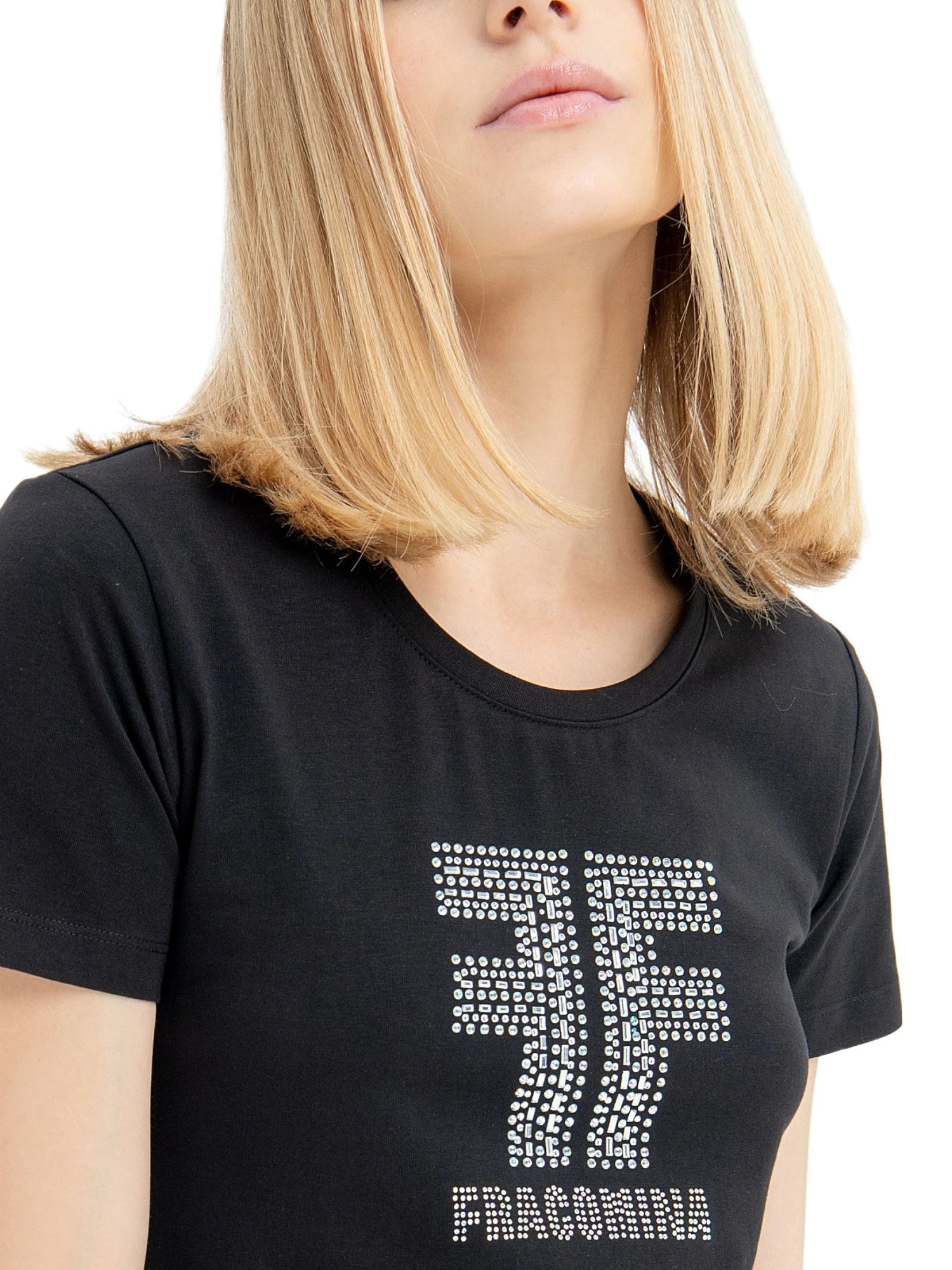 T-shirt Nero Fracomina