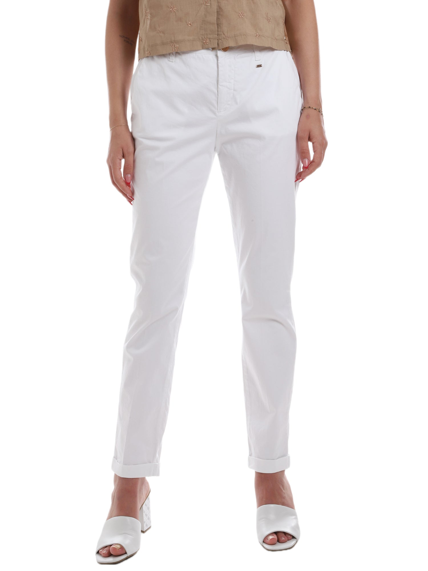 Pantaloni Bianco Fracomina