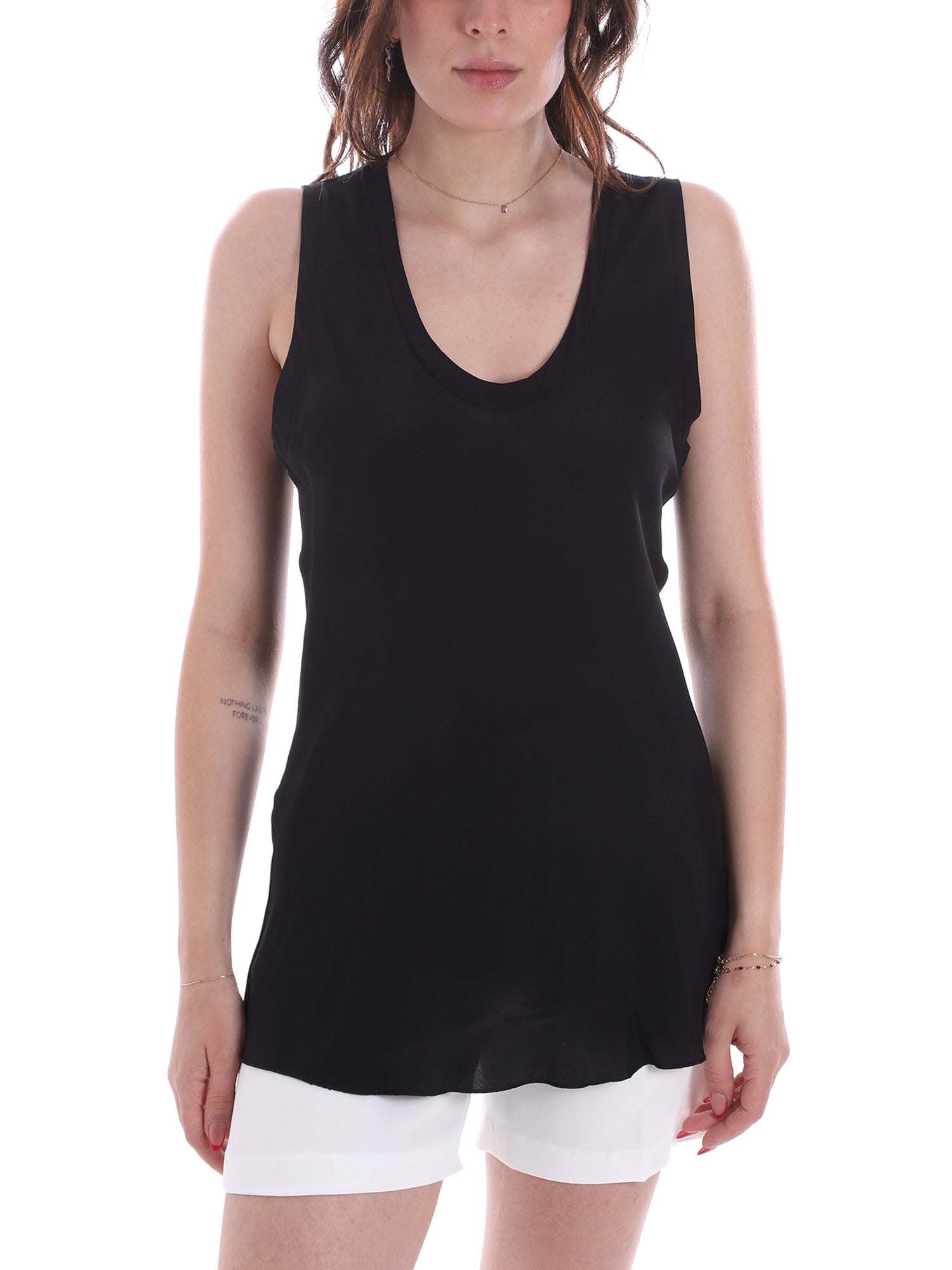 Top e canotte Nero Fracomina