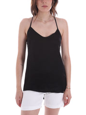 Top e canotte Nero Fracomina