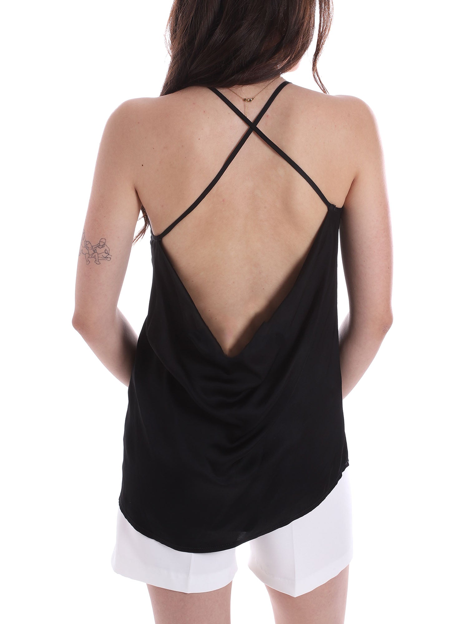 Top e canotte Nero Fracomina