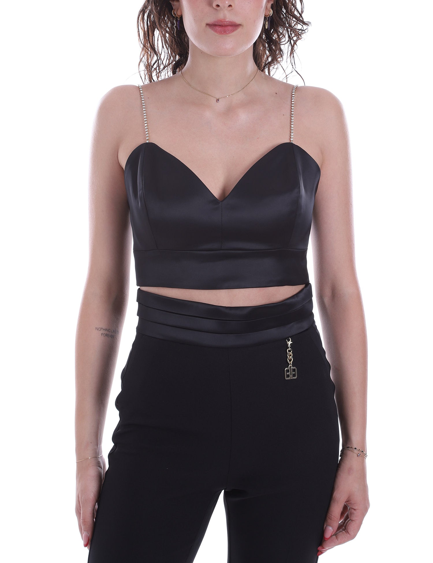 Top e canotte Nero Fracomina