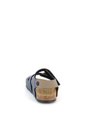 Sandali con strappi Blu Grunland Junior