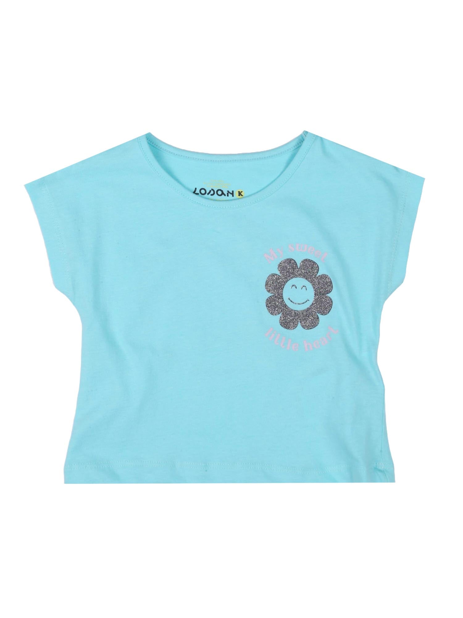 T-shirt Turchese Losan