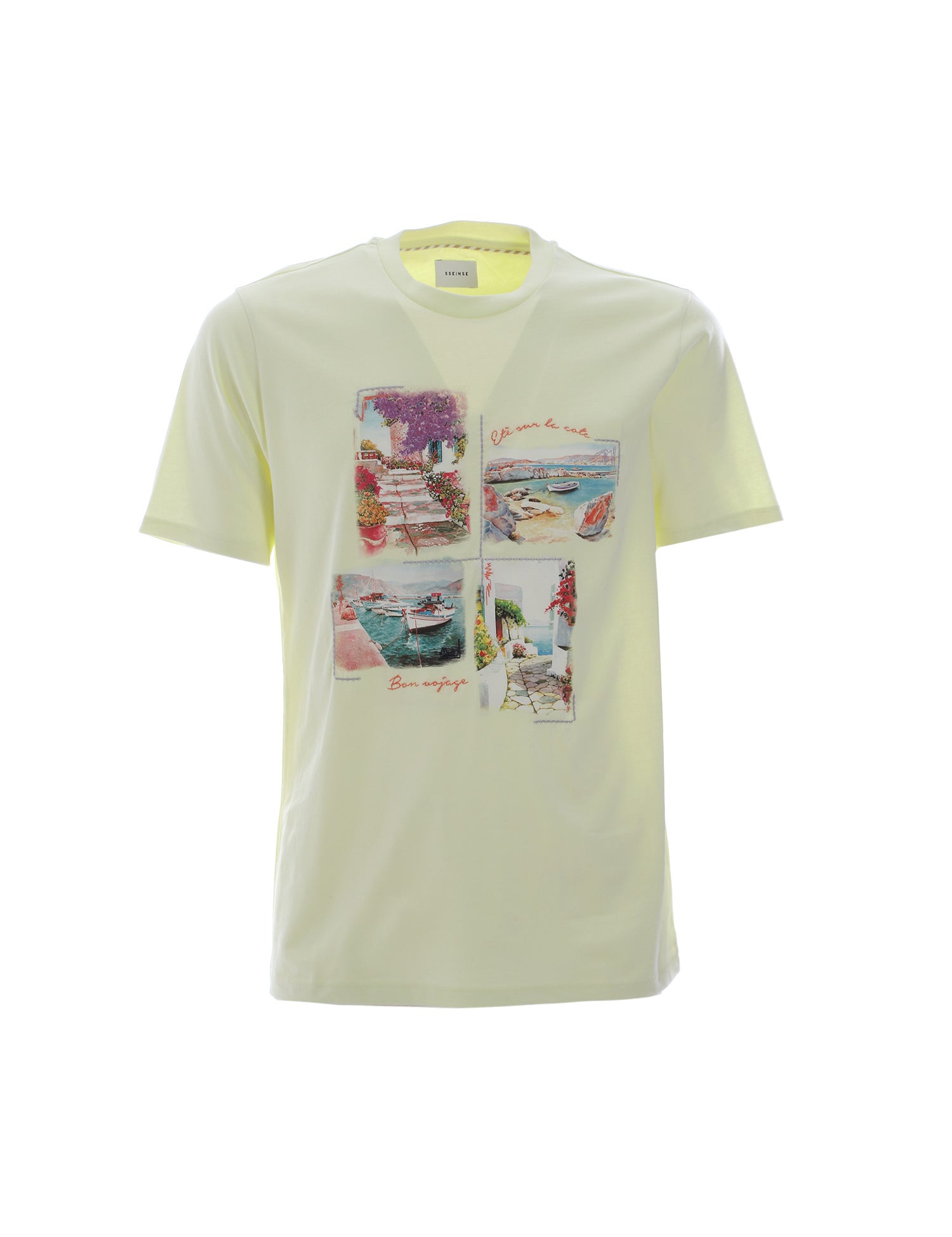 T-shirt Giallo Sseinse