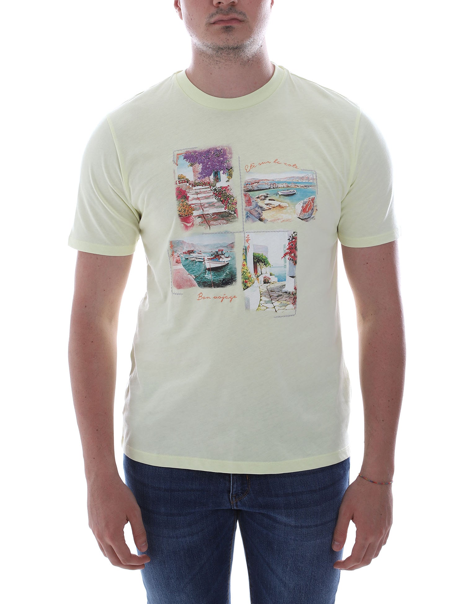 T-shirt Giallo Sseinse