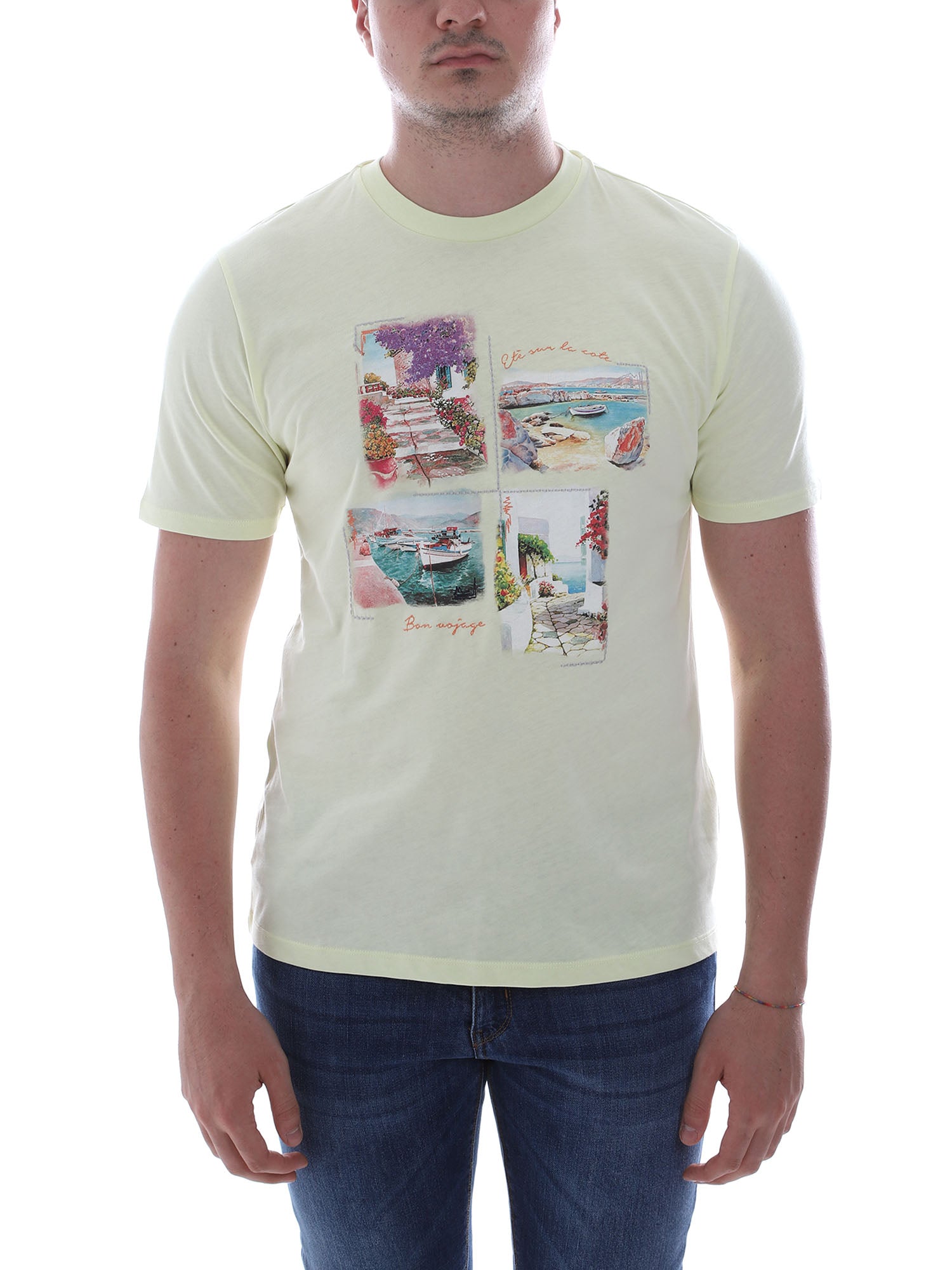 T-shirt Giallo Sseinse