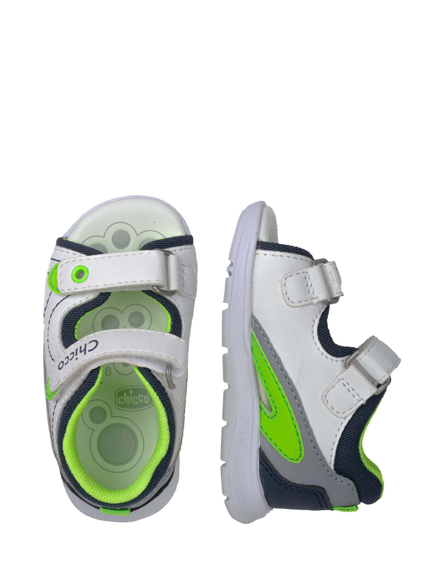 Sandali con strappi Bianco Chicco