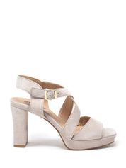 Sandali tacco Tortora Igi&co