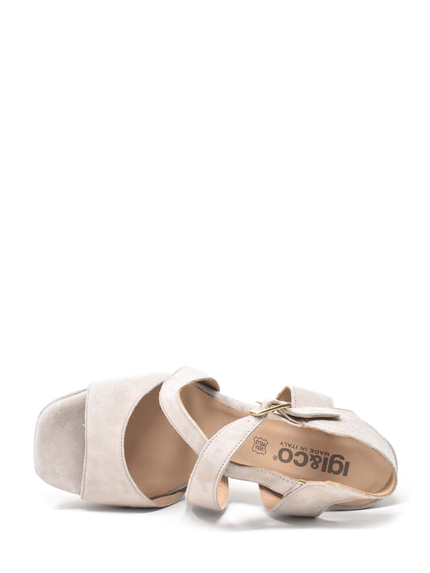 Sandali tacco Tortora Igi&co