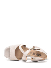 Sandali tacco Tortora Igi&co