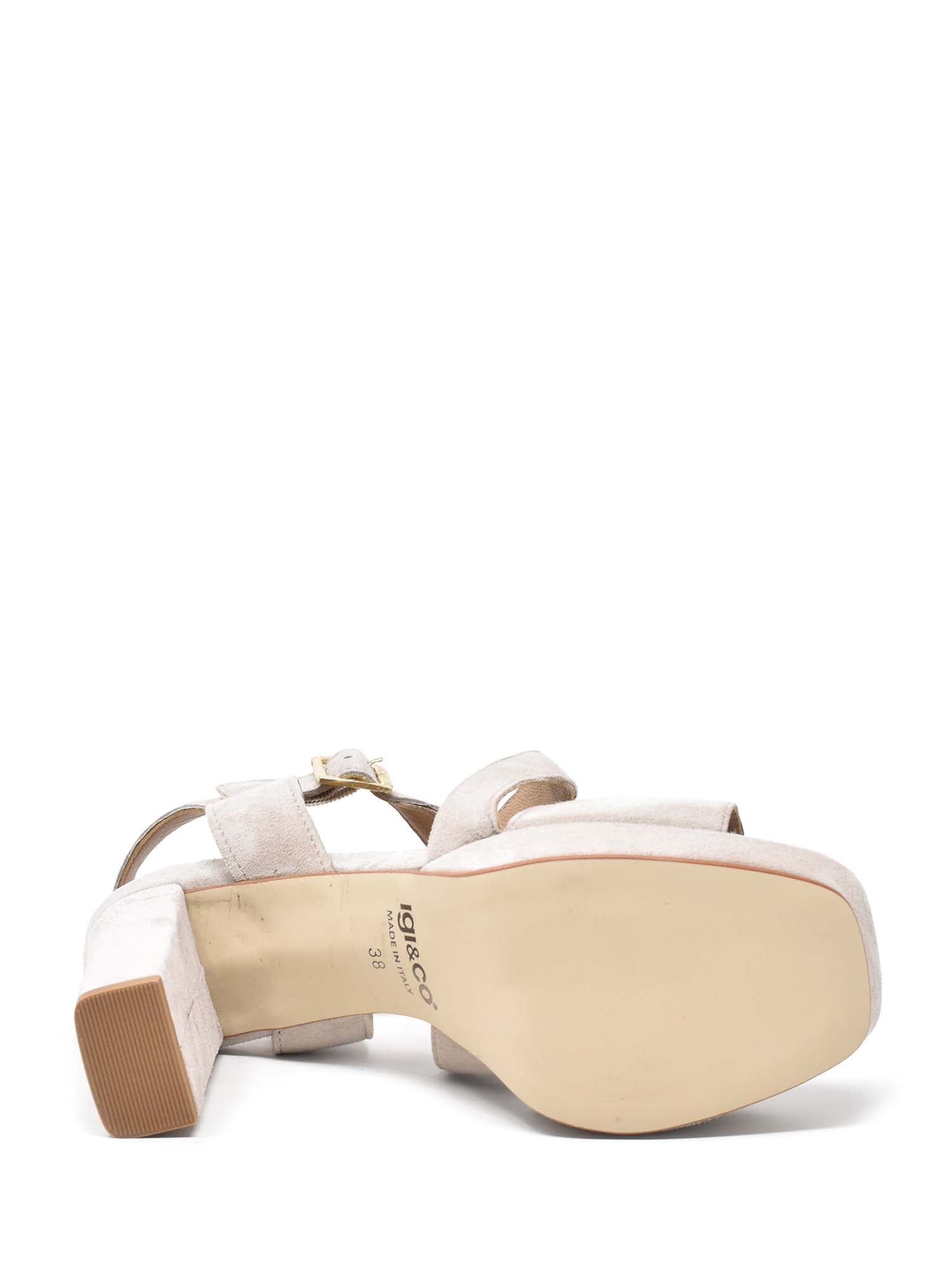 Sandali tacco Tortora Igi&co