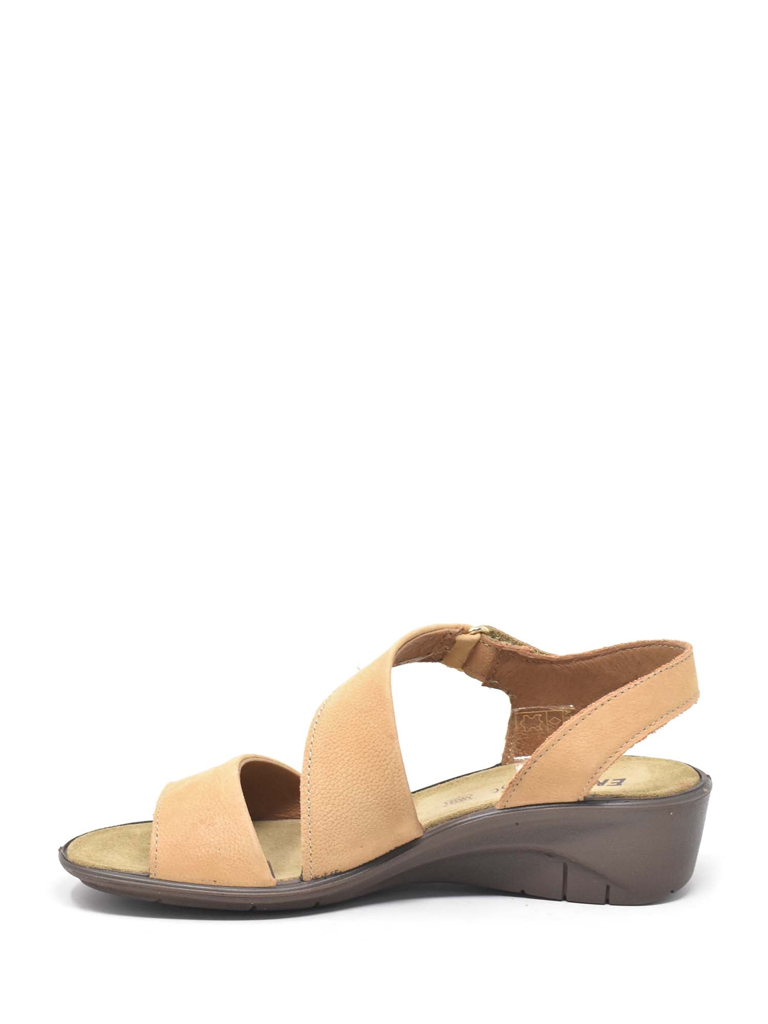 Sandali con strappi Cammello Enval